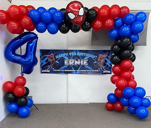 Vista 53 de Globos azul marino con el número 3, globos digitales de número 3 de 40 pulgadas, color azul oscuro, globos digitales grandes de Mylar para fiesta