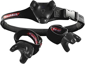 Rebuff Reality TrackStrap Bundle Compatible with Vive Tracker 3.0 & Tundra Tracker –Dance Dash & VRChat Ready, Full-Body Tracking, Motion Capture, Includes Foot Straps & Belt (Trackers not Included)