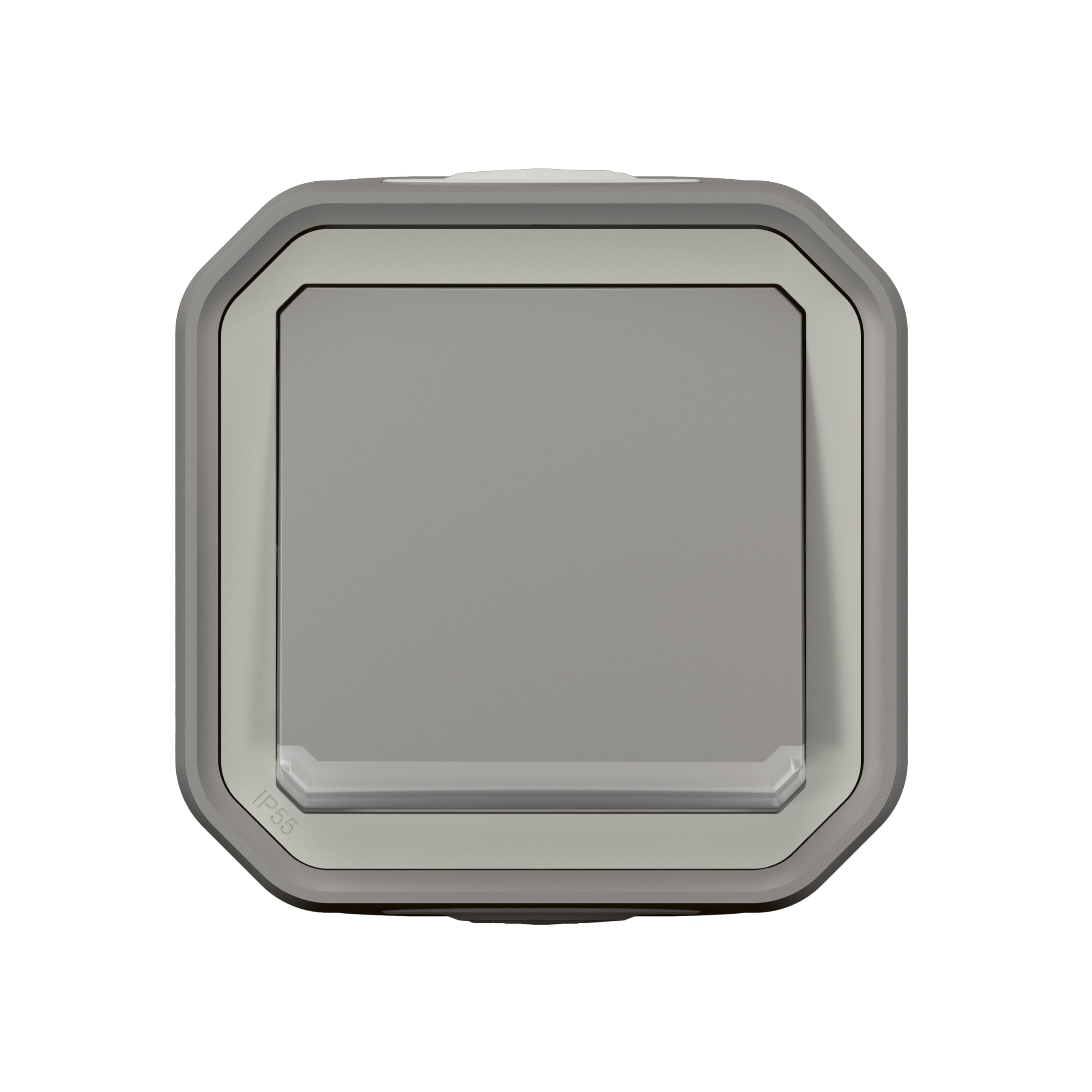 LEGRAND przełącznik światła LED z wodoodpornym wskaźnikiem Plexo Grey 10A 250~ IP55 IK08 dostarczany kompletny do montażu wystającego