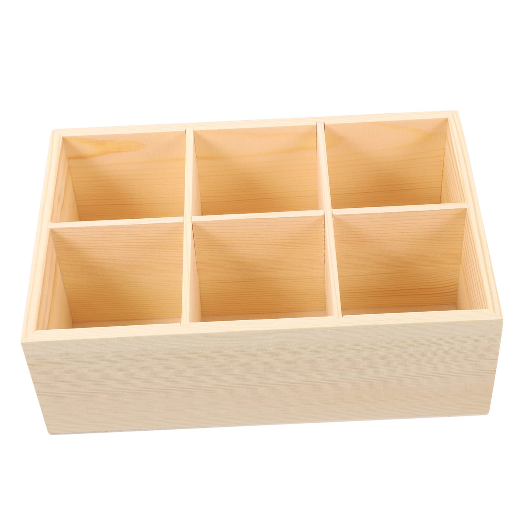 Organisateur de marqueurs en bois étui rangement compartiments bureau Mikikit