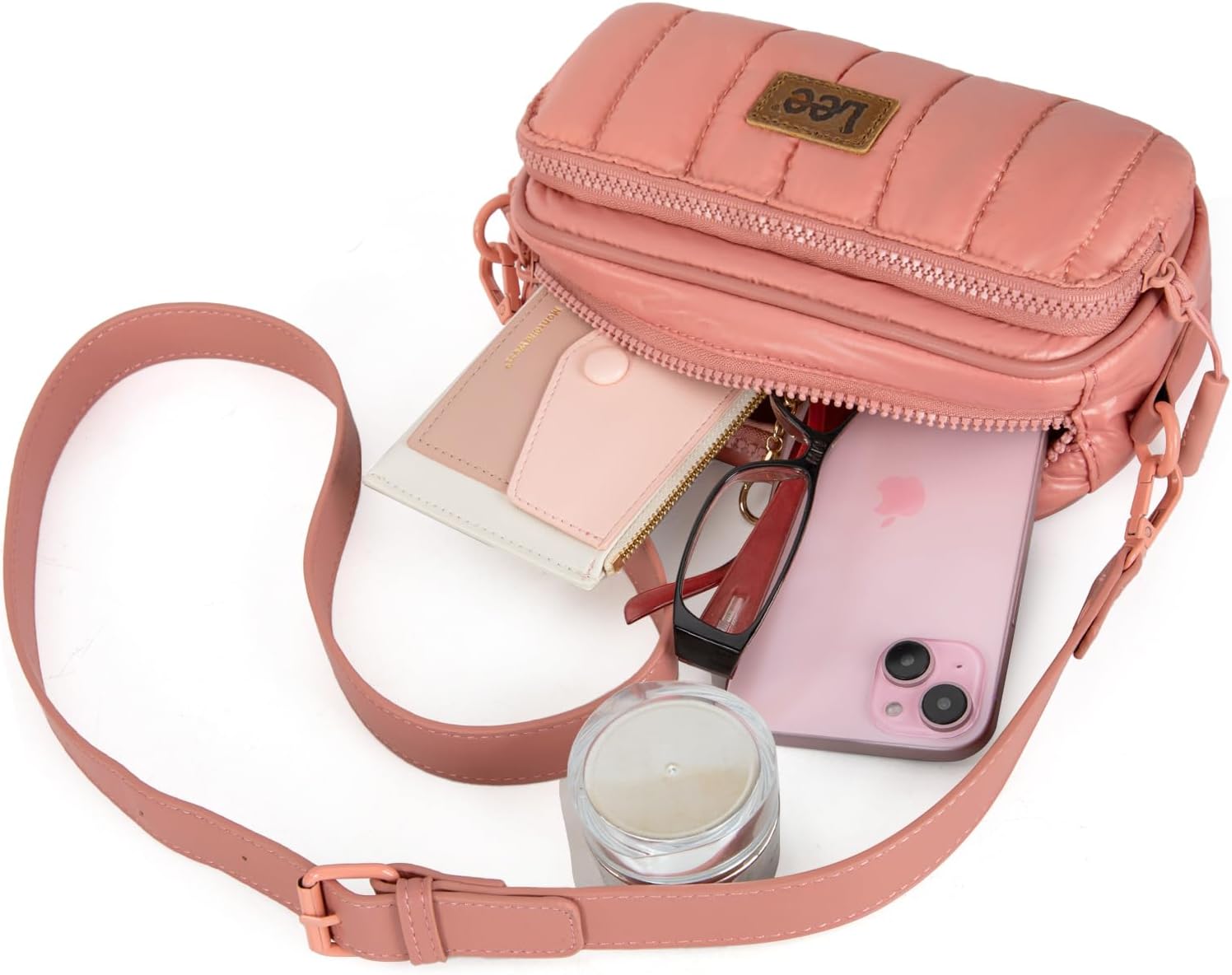 Montana West x Lee Puffer Crossbody Bags for Women Small Quilted Lightweight Water-resistant Purse with Adjustable Strap | Puffer, Small, Quilted, Lightweight, Water-resistant
