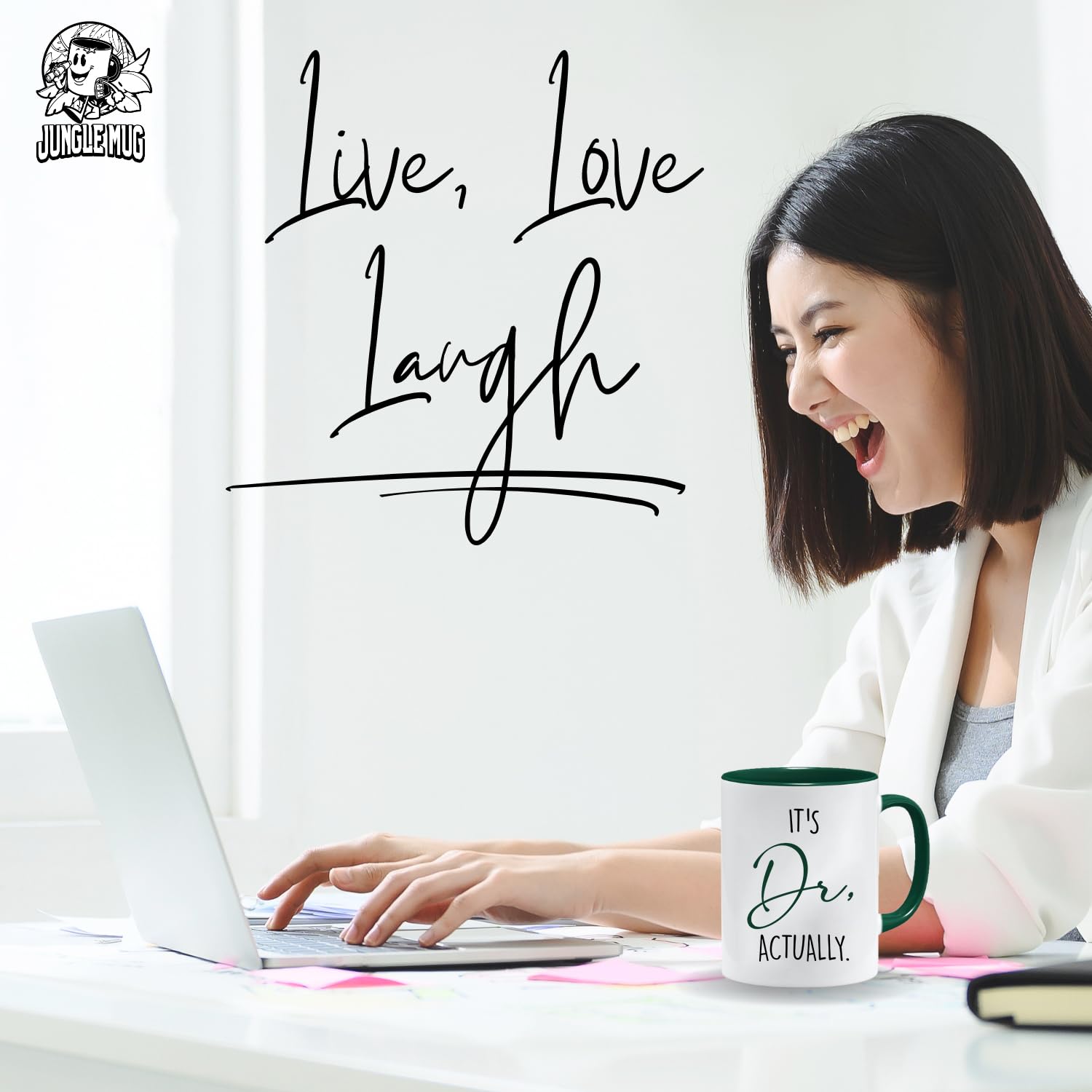 Tazza Divertente 'It's Dr. Actually' Per Medici E Laureati In Medicina - Tazza In Ceramica Da 325 Ml (11 Oz), Regalo Di Laurea, Per Dottori, Infermieri E Professionisti Sanitari, Stampa Vivace - 3