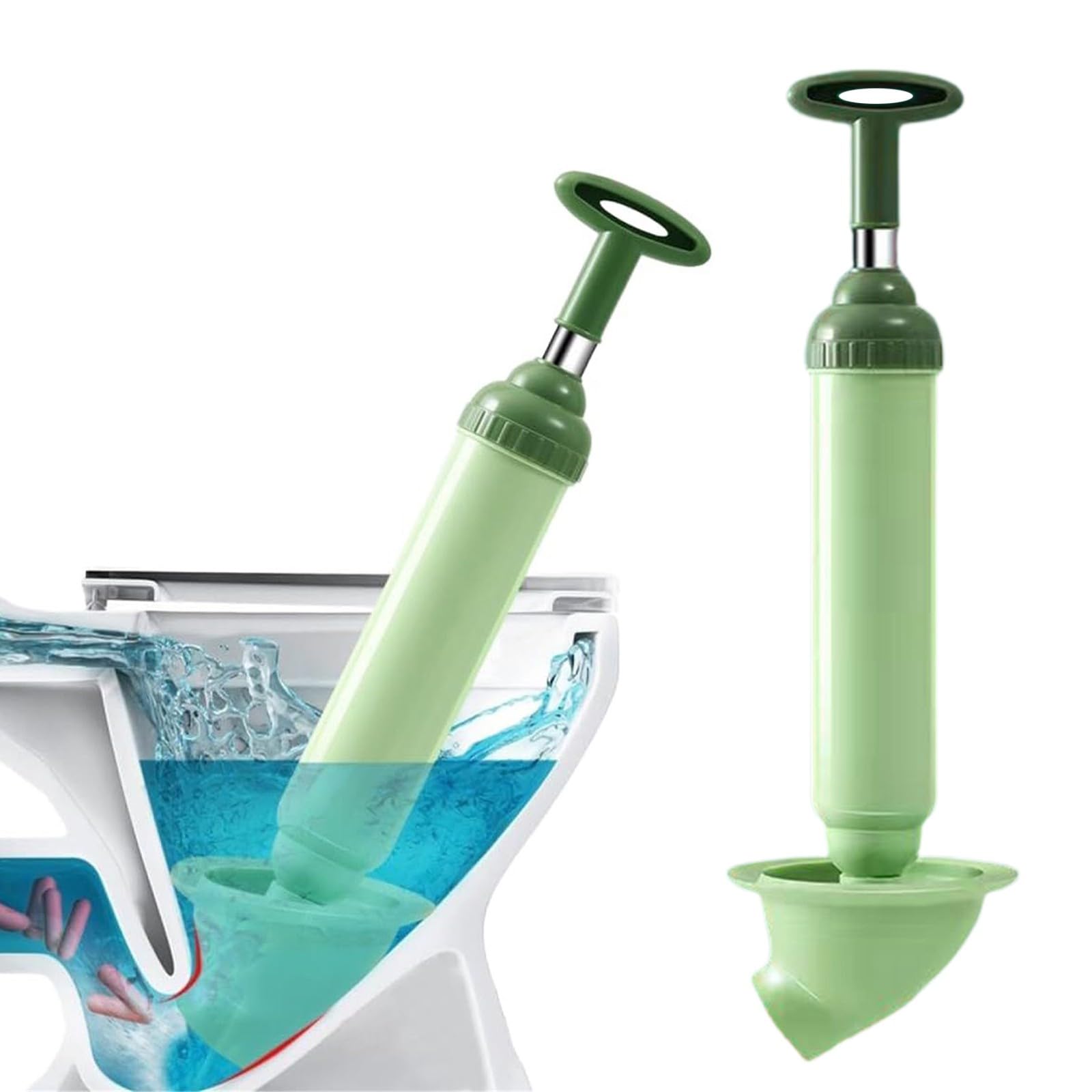 High Pressure Toilet Plunger, Air Power Drain Clog Remover Tool, Reusable Toilet Unblocker for Toilets, Sinks, Baths & Drains, Practical Bathroom Cleaning Gadgets