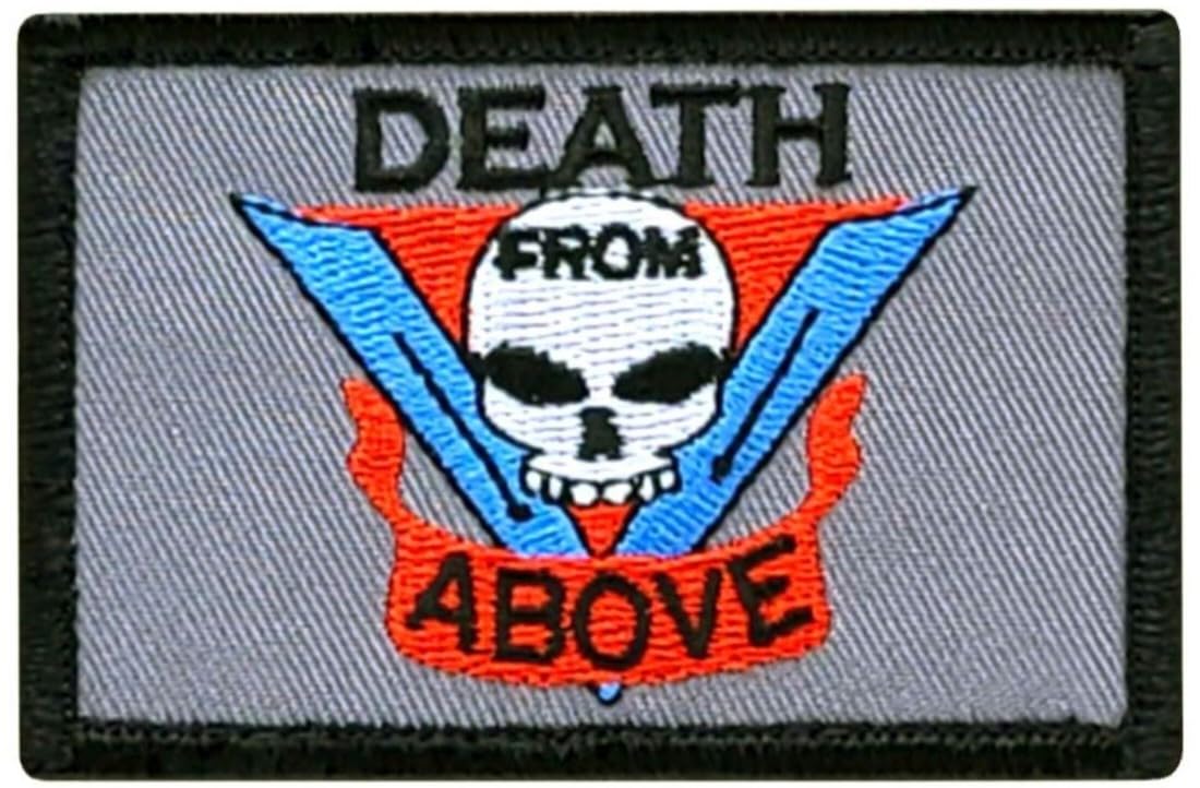 Death from Above Starship Troopers Patch | Hook Fastener Backing 3" X 2" C812