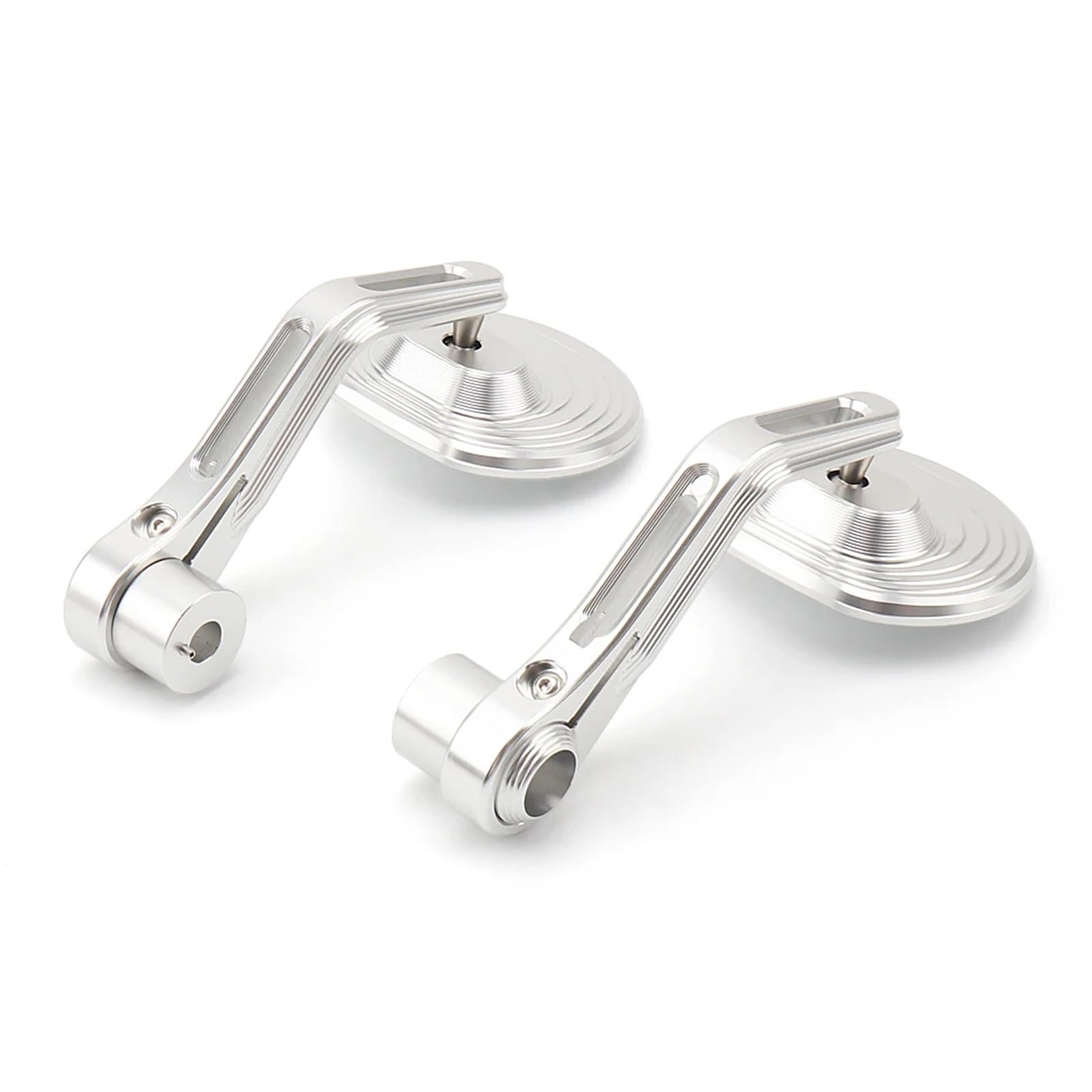 Nero/Argento Accessori Moto Specchietto Retrovisore Specchietto Manubrio Per Rninet Scrambler Per R NineT Pure Per RNINET Urban G/S Specchietti Manubrio(Silver)