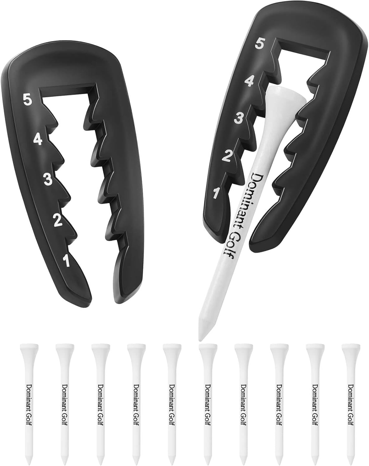 ゴルフティー高さツール2個、ティーハイセッター、ゴルフ高さセッター