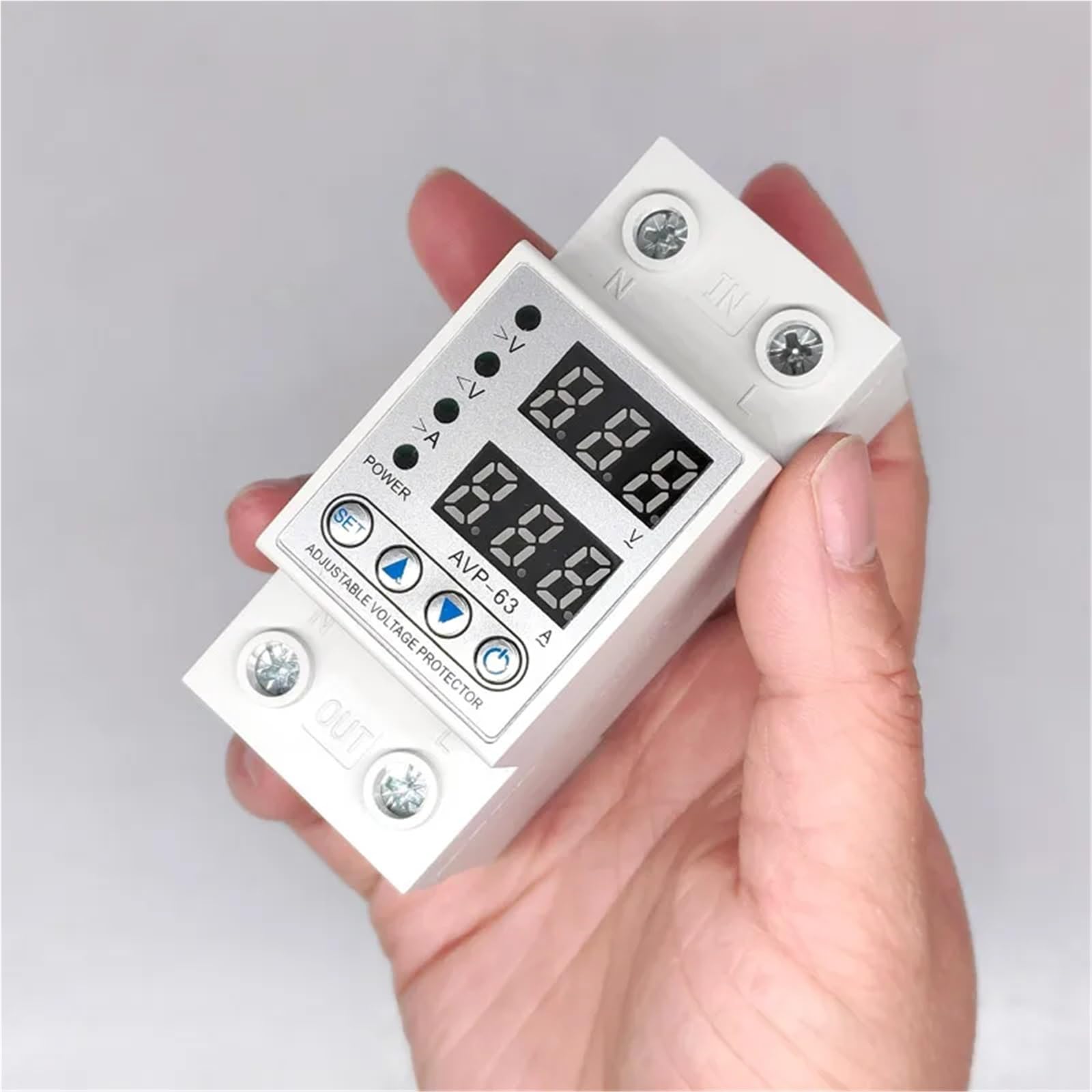 Protection sous-tension 40A monophasé réglable pour éviter les pannes d'appareils électroménagers