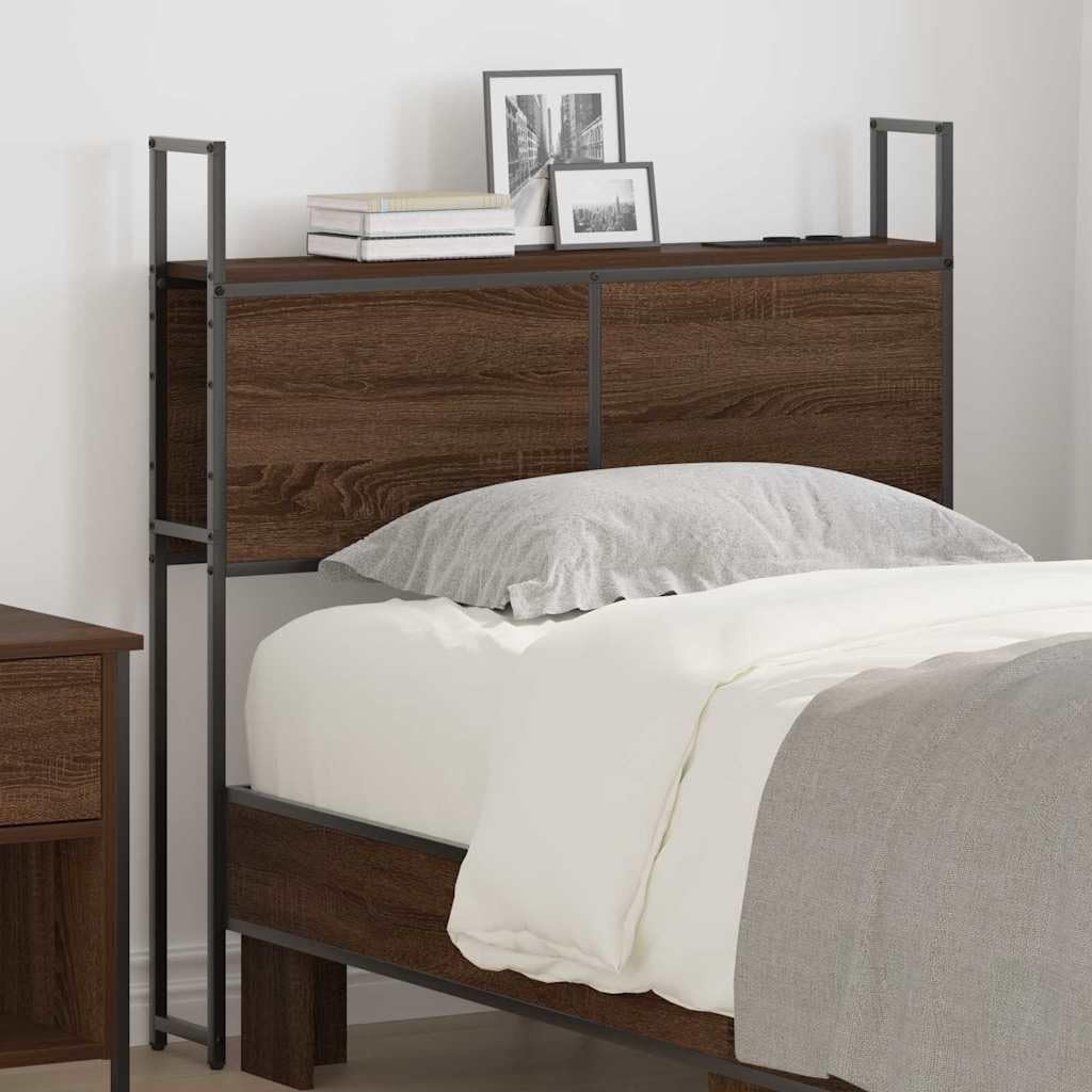 Tête de lit moderne avec chargeur et rangement, tête de lit élégante avec espace de rangement caché et port de charge, avec station de charge intégrée et compartiment de rangement, avec
