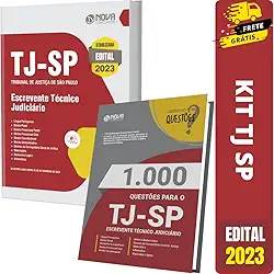 KIT TJ SP - Escrevente Técnico Judiciário + Caderno Questões