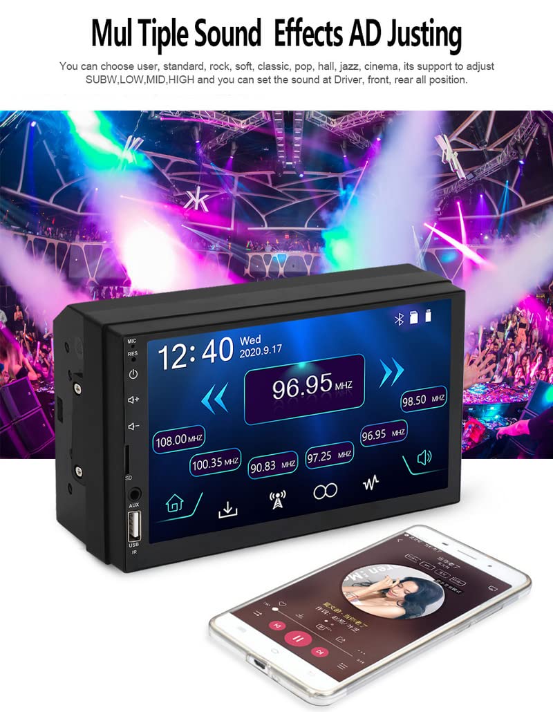 thumbnail: 7 Inch Autoradio Touchscreen – Dubbel DIN Met Achteruitrijcamera, Apple Carplay & Android Auto | Bluetooth & GPS