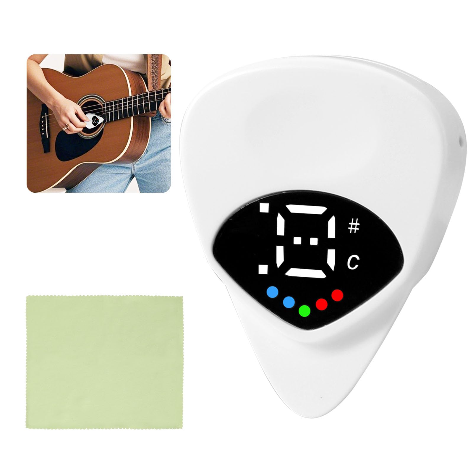 Fender FT-1 Pro Accordeur à Pince Gen 1, Pour Guitares Electrique, Acoustiques Et Basses, Noir