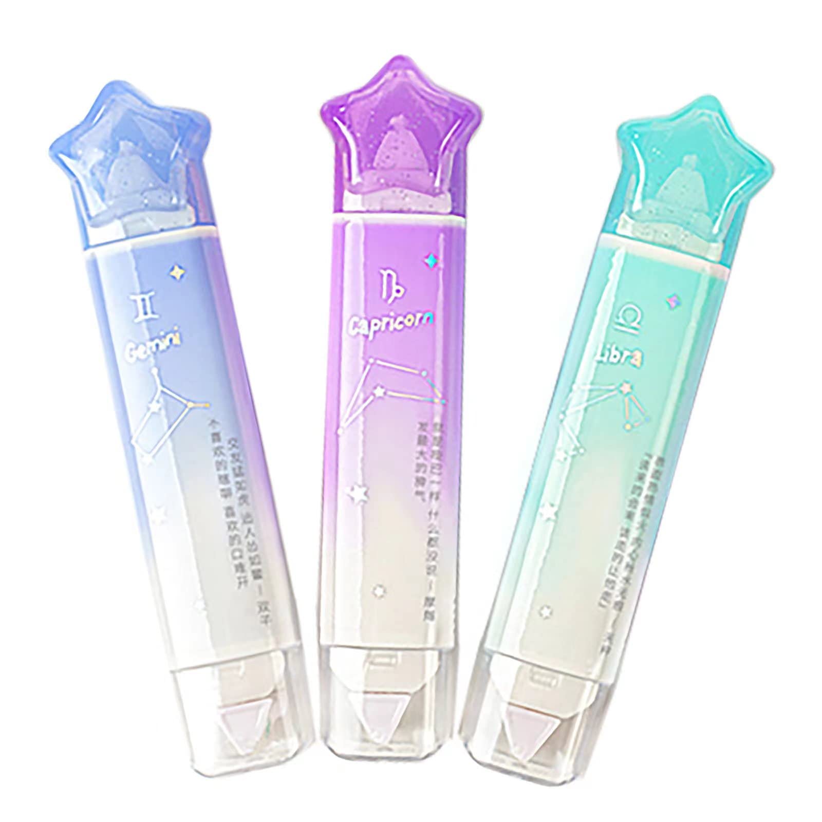 BITOSEE 2 in 1 White Correction Tape and Double Sided Tape Roller, Cute Quick Dry Japan White Correction Tape Pen, with Permanent Adhesive Tape Runner