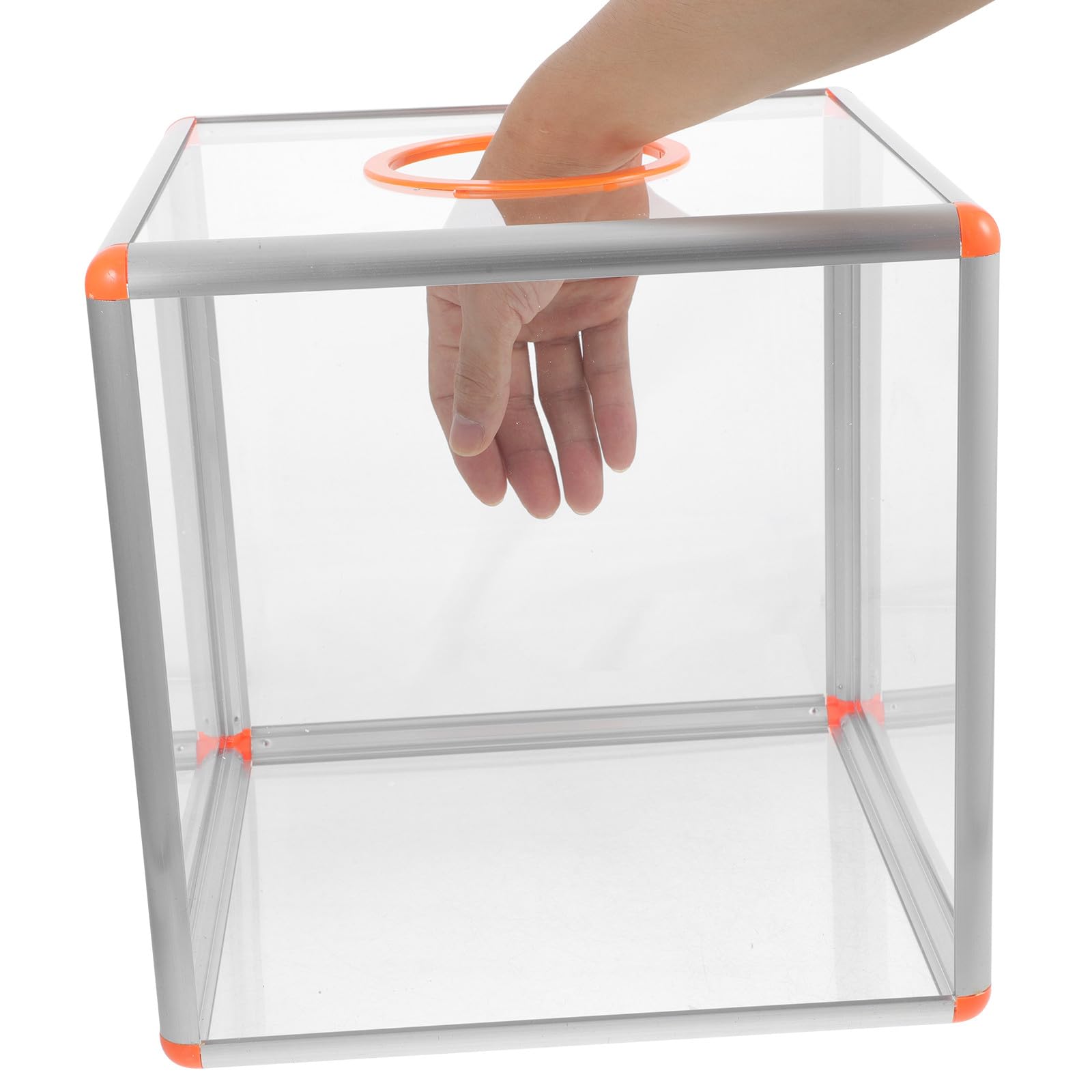 Transparente Losbox aus Acryl mit Großer Kapazität und Stabiler Multifunktionaler Party und Spielkiste für Glücksverlosungen und Tombola Einsätze