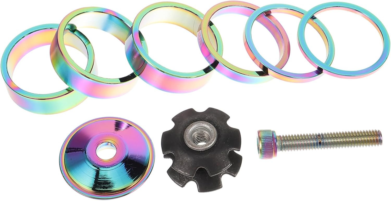 UPKOCH Road Bike Head Gasket Washer Spacer Mountain Sturdy Head Spacer Stem Head Spacers Washers Spacer Kit
