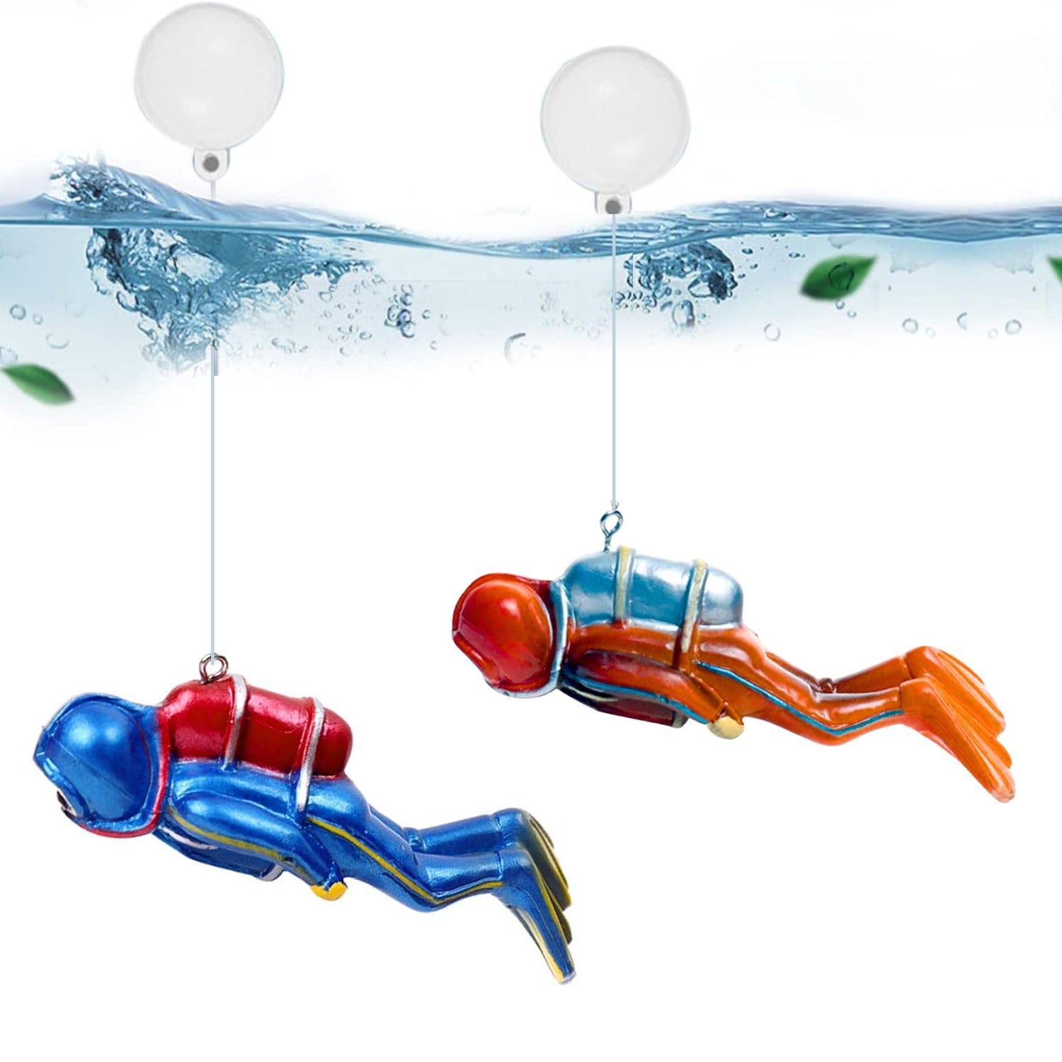 VAYINATO 2 Pcs Floating Mini Cute Human Diver Aquarium Fish Tank Simulation Decoration Ornaments | Made with Eco Friendly Resin | No Harm to Fish (B0CJYGN1X3) Amazon Price History, Amazon Price Tracker