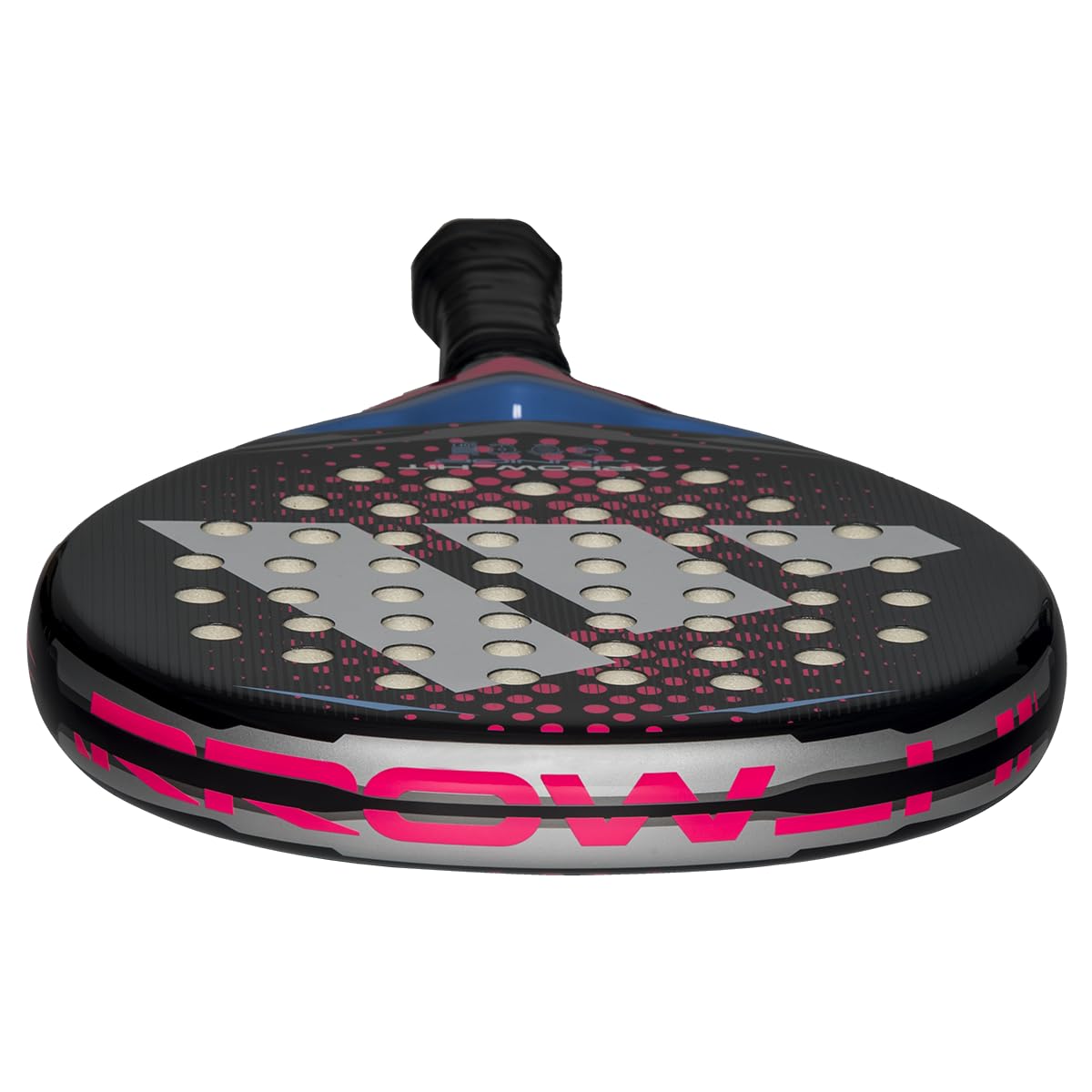 Pala de pádel adidas Arrow Hit Junior Rosa, Forma Redonda,Goma eva Soft Performance,Fibra de Vidrio