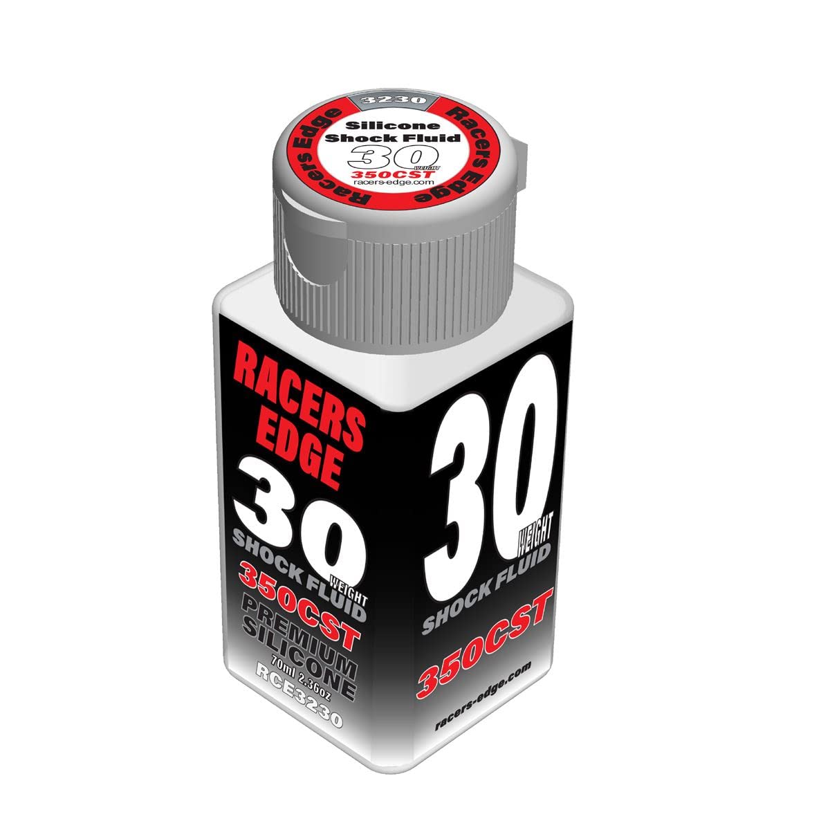 Racers Edge 3230 30 Weight Pure Silicone Shock Oil, 350cSt, 70ml 2.36oz