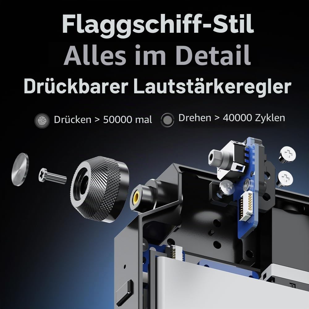 FiiO BTR17 Flagship Bluetooth-Kopfhörerverstärker (schwarz)