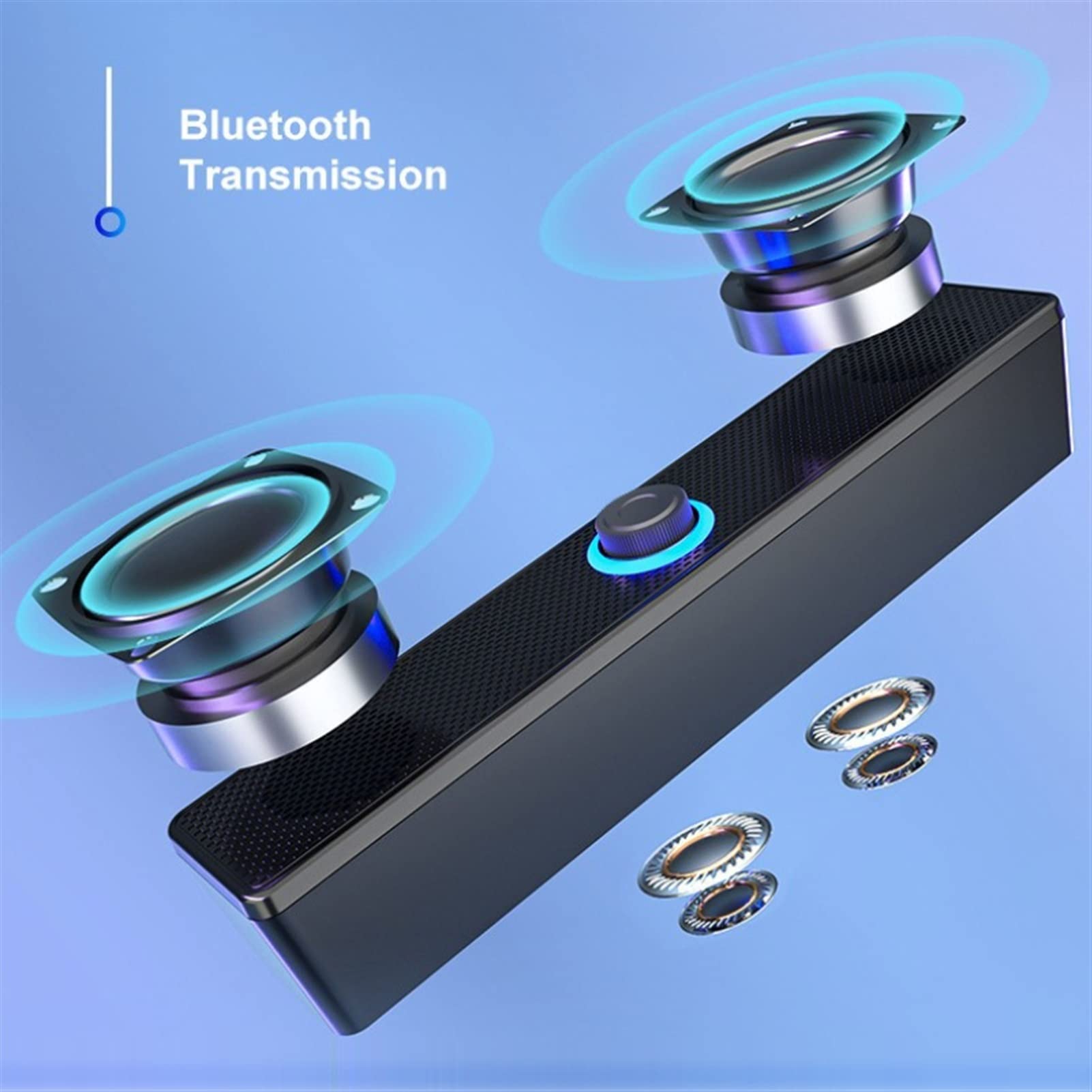 SoundBar z subwooferem TV Sound Bar Home Theater System Bluetooth Kompatybilny z głośnikiem Extra Bass PC Stereofoniczne głośniki komputerowe Głośnik