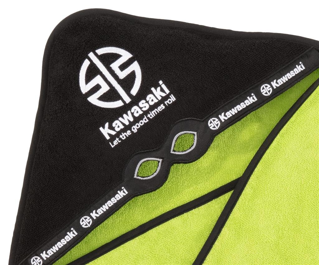 Kawasaki Serviette à capuche pour bébé Ninja