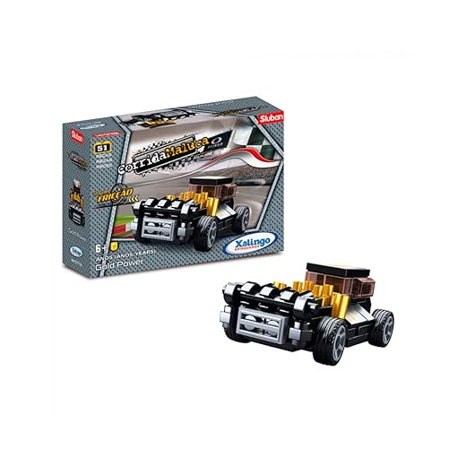Xalingo Corrida Maluca Gold Power 51 Peças, Multicor