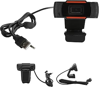 Webcam HD 720P Web Camera, USB PC Computer Webcam with Microphone, Laptop Desktop Video Webcam, Full HD Streaming Webcam for Recording, Conferencing, Video Calling