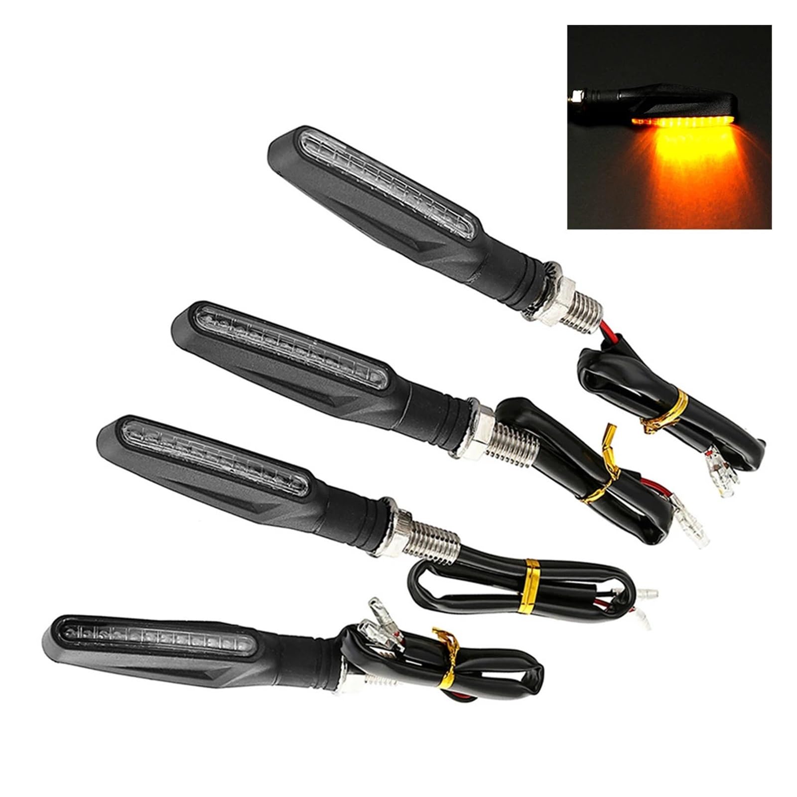 Indicatore di direzione universale moto a LED 12v Indicatoris Motos