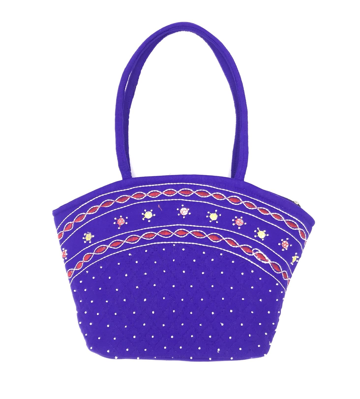 SriAoG Handmade Shoulder bags for Girls Hobo Hand Bag for Women Traditional Floral Mirror Embroidery Work Bags for Ladies Tote 9 Inch Multicolor (Feroza Blue Handbags) (B0BTX7CBR8) Amazon Price History, Amazon Price Tracker