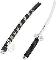 Vista 3 de Mini espada de juguete de plástico samurái japonés conjunto de juguetes de Halloween Dress Up Props Espada