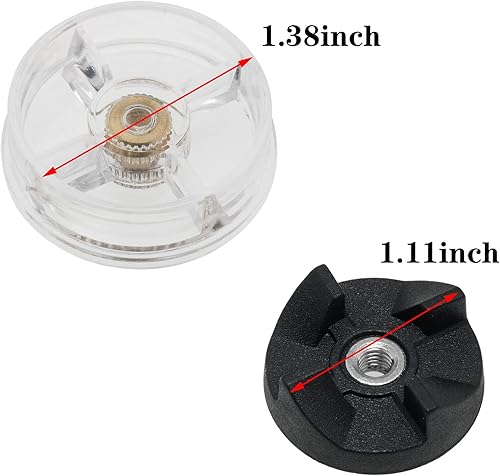 Miniatura 2 de Motor Blade Gear para Magic Bullet MTQY 2 juegos de piezas de repuesto para Magic Bullet MB1001 250W