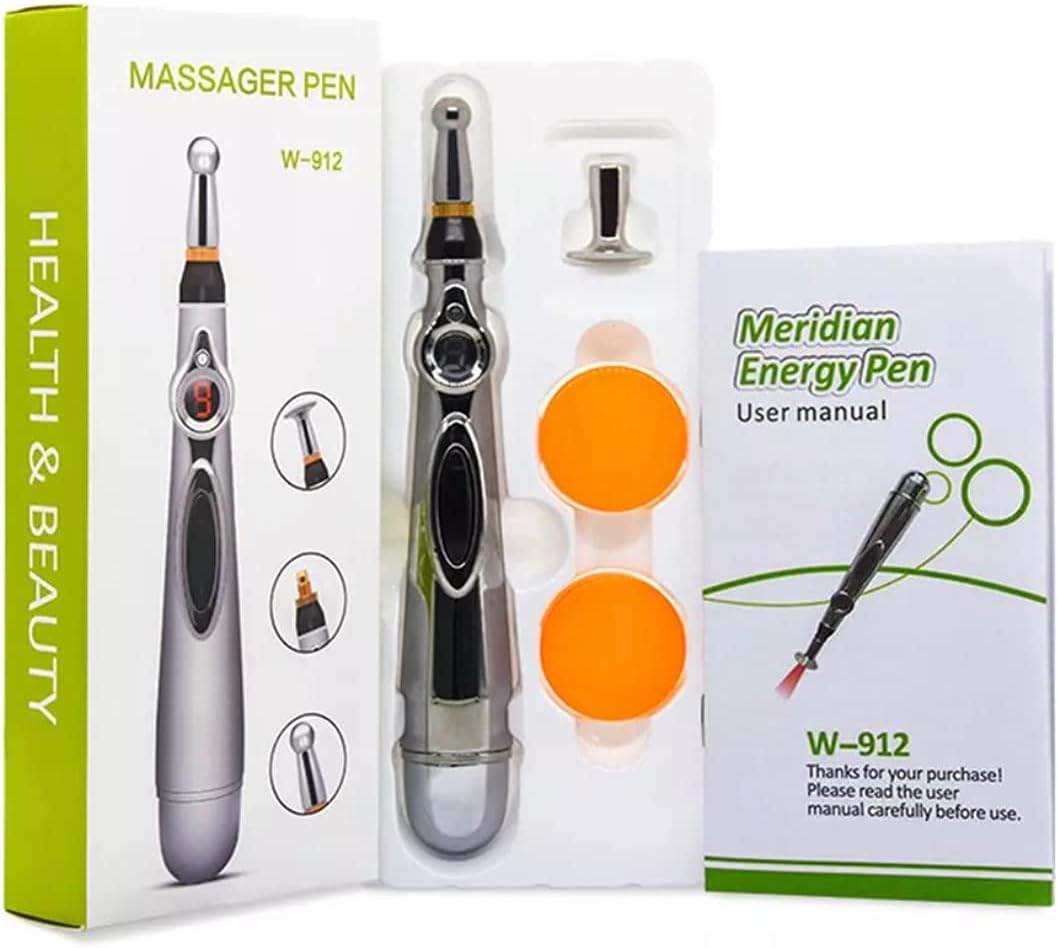 Xtreme Electric MERIDIANS Laser Acupuncture Magnet Therapy Massage Energy Pen Massager 1AA Battery(not Included) : Health & Household