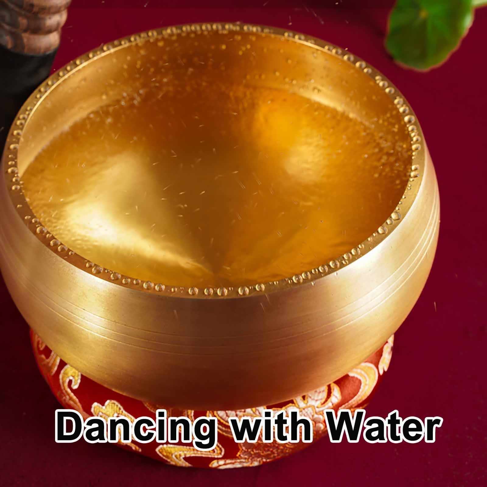 campana tibetana tibetana con campana tibetana per meditazione fatta a mano, decorazione spirituale, per meditazione e yoga, terapia dei chakra, terapia sonora