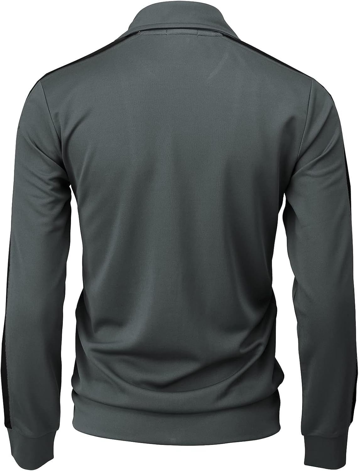 H2H Mens Active Slim Fit Track Lightweight Jacket Zip-up Long Sleeve - Image 4