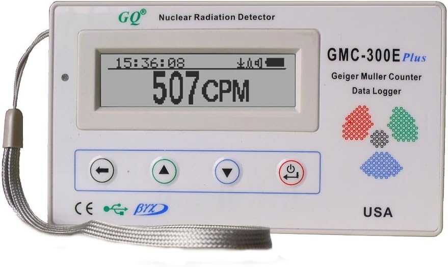 GMC-300E-Plus Digital Geiger Counter Nuclear Radiation Detector Monitor Meter dosimeter Beta Gamma X ray data logger recorder realtime monitoring test equipment