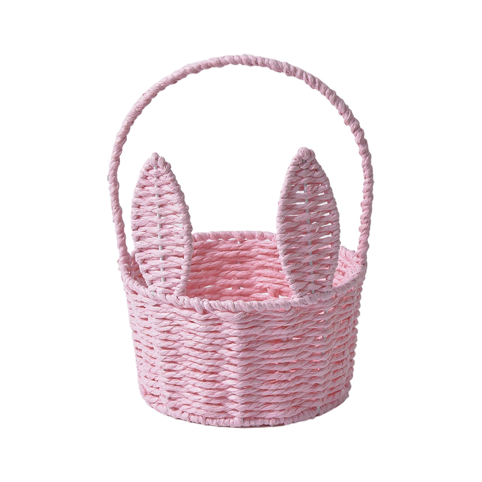 Panier de Pâques lapin cadeau de vacances esthétique pour décoration de table enfant