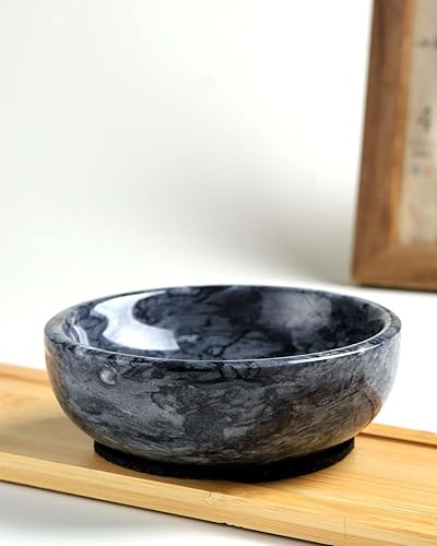 Miniatura 3 de Cuencos decorativos de mármol natural para decoración del hogar, cuenco decorativo tallado a mano de 4.72 pulgadas para llaves, uso ritual, quemador