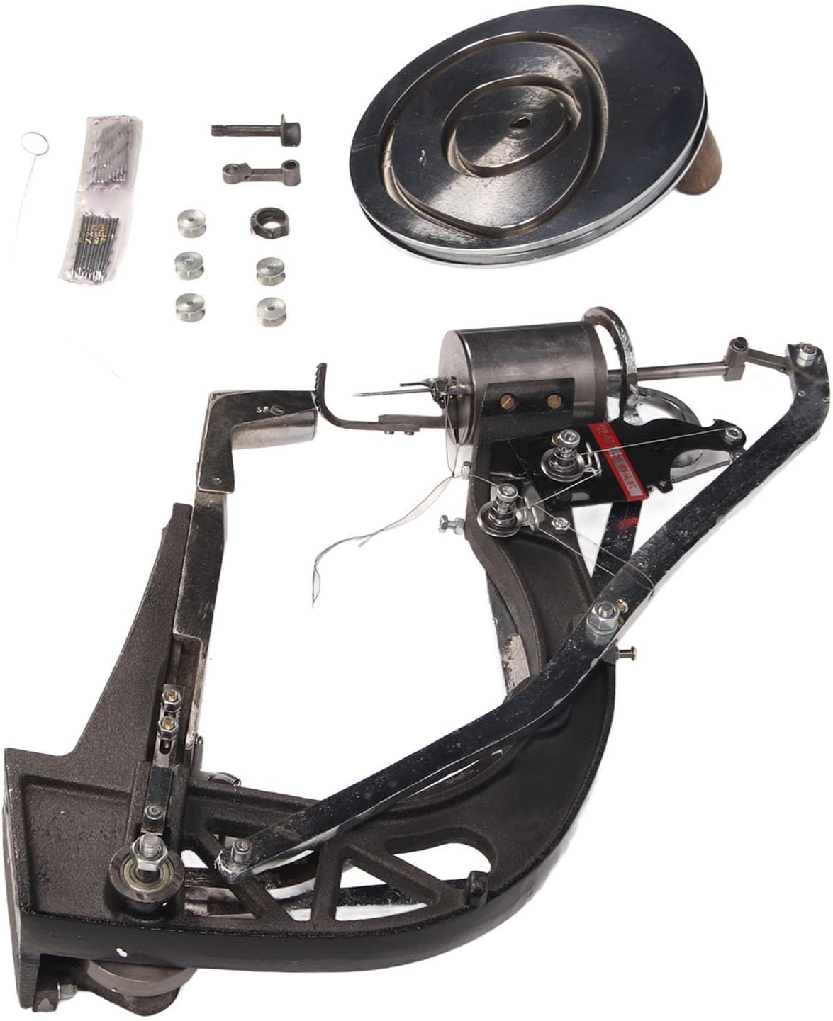 Shoe Repair Machine, Hand Crank Shoe Repair Machine Hand Shoe Cobbler Stitching Repair Mending Machine Metal Humanized Crimping Board Leather Shoe Sewing Machine for Home Industry