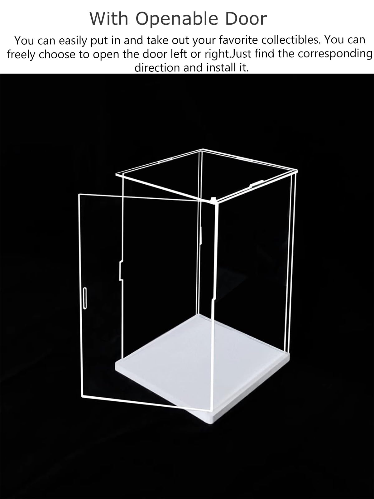 Amazon.co.jp: アクリルボックス 透明 30/ 35/ 40/ 45/ 50/ 55