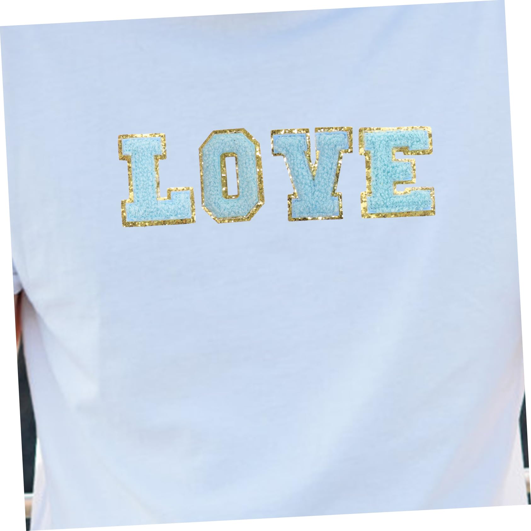 TEHAUX 78pièces Écussons Décoratifs Brodés Pour Vêtements Patches Lettre Pour Réparation Et Décoration De Vestes Pantalons Shirts