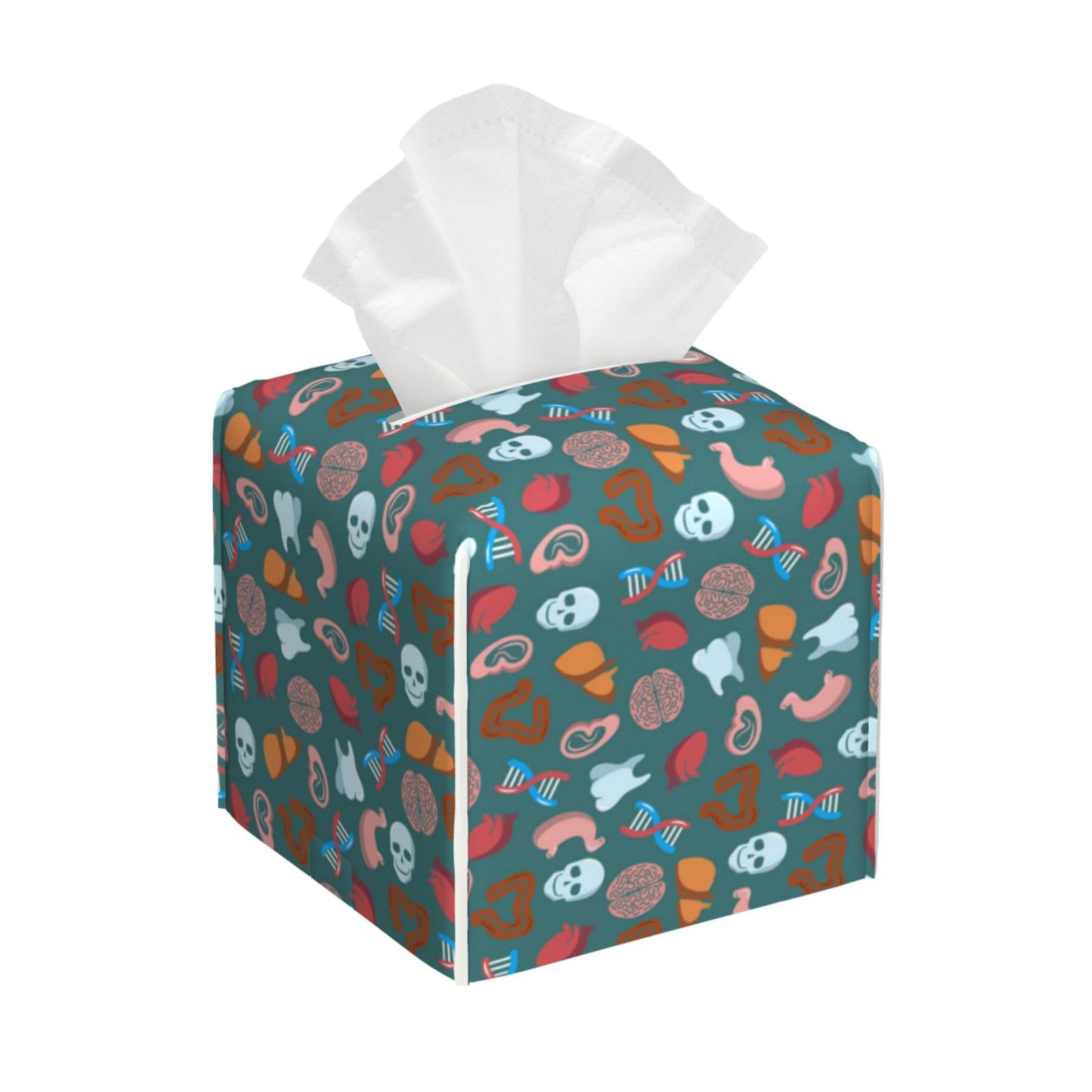 Annejudy Boîte à Mouchoirs Carrée Avec Ceinture Inférieure En