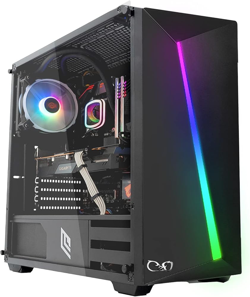 Ceo-tech pc gaming cpu ryzen 3 4300ge quad core 4mb ram 16gb ddr4 | ssd 500gb nvidia geforce gtx 1650 4gb Zeta V7