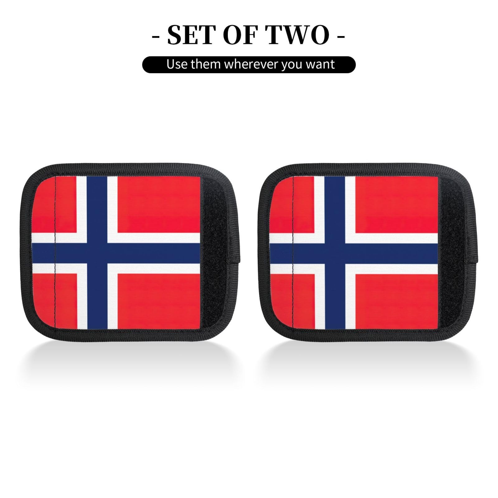 Étiquette De Bagage Imprimée Des îles De Norvège - Étiquettes De Bagage