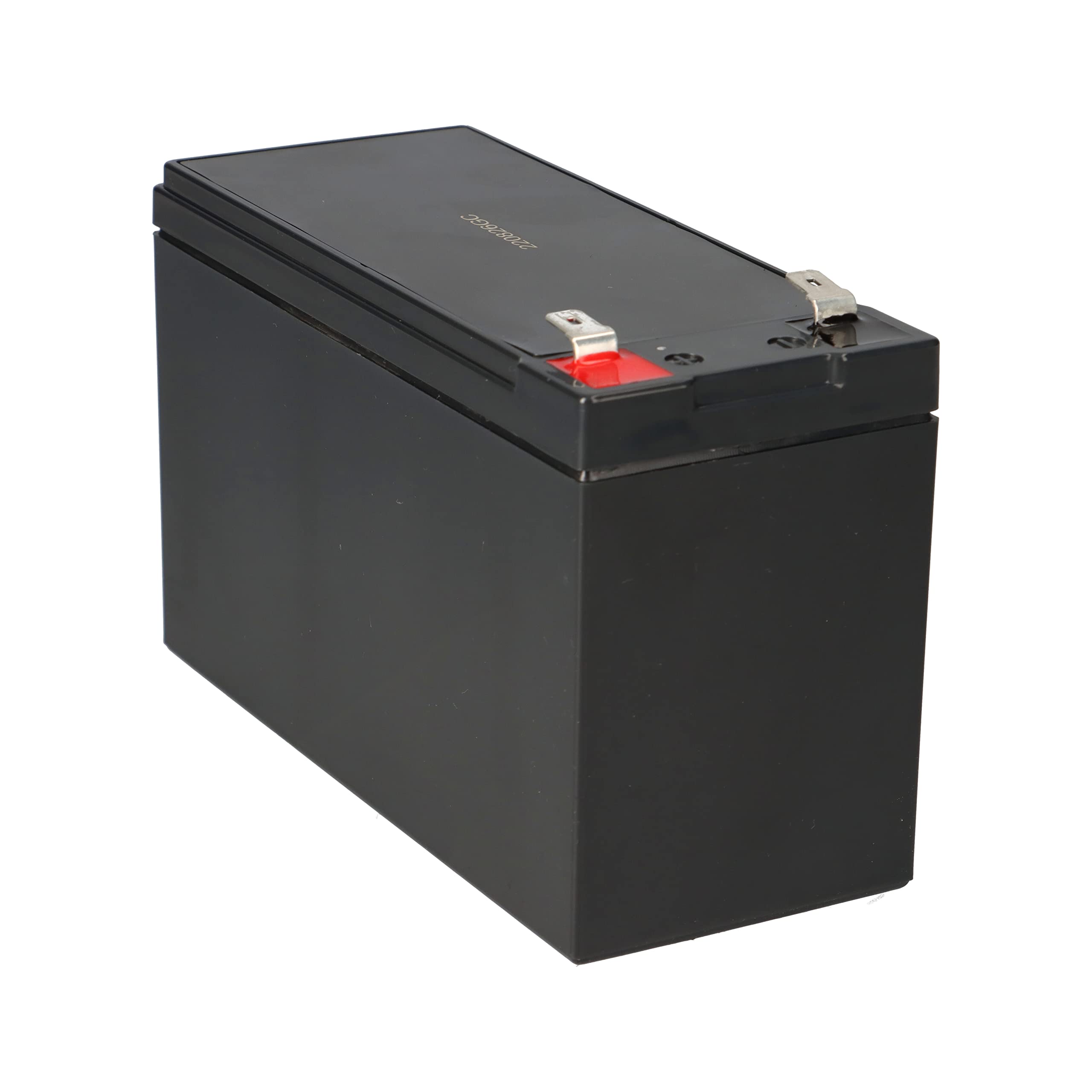 1 batterie au plomb AGM 12 V 7 Ah longue WP7-12 28 W VDs Faston F2 6,3 mm compatible gel plomb 7,2 Ah 8 Ah 9 Ah