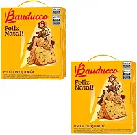 Cesta De Natal Bauducco Pequena Com Panetone - 15 Itens