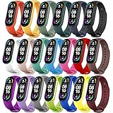 【Opciones de varios colores】 Hay 20 colores disponibles para Xiaomi Mi Band 6 / Xiaomi Mi Band 5, que pueden adornar su colorida vida, adecuado para mujeres, hombres, niños y niñas en deportes, negocios, vida diaria, fiestas, viajes, etc. . . Las correas multipack también se pueden usar juntas y crear su propio estilo personal.