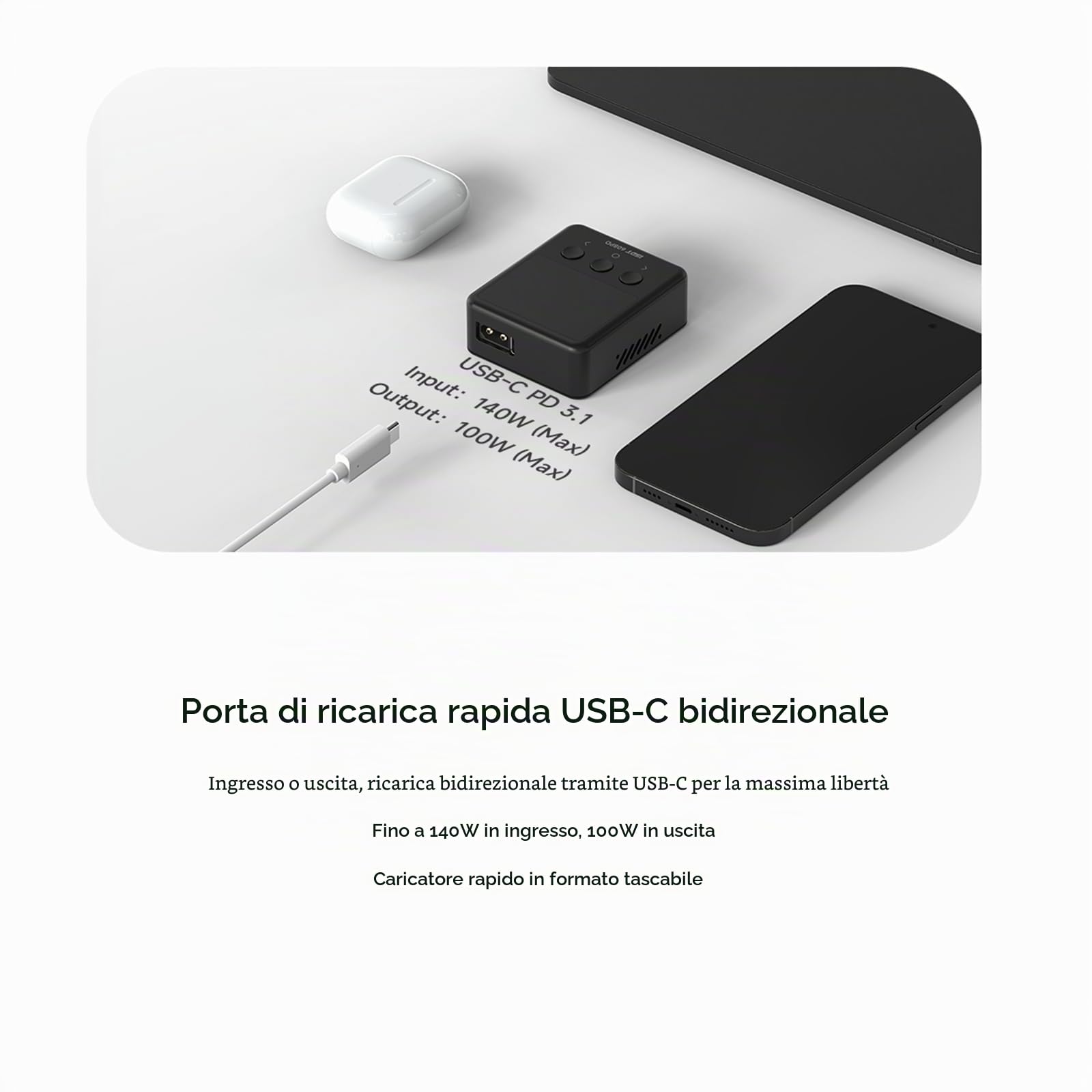 ISDT 608PD Caricabatterie digitale intelligente LiPo, DC 240 W/10 A, USB C 100 W/5 A per batterie RC, caricatore universale Balance Discharge per batterie Life/Lilon/LiPo/LiHV (1-6S), NiMH (1-16S), Pb