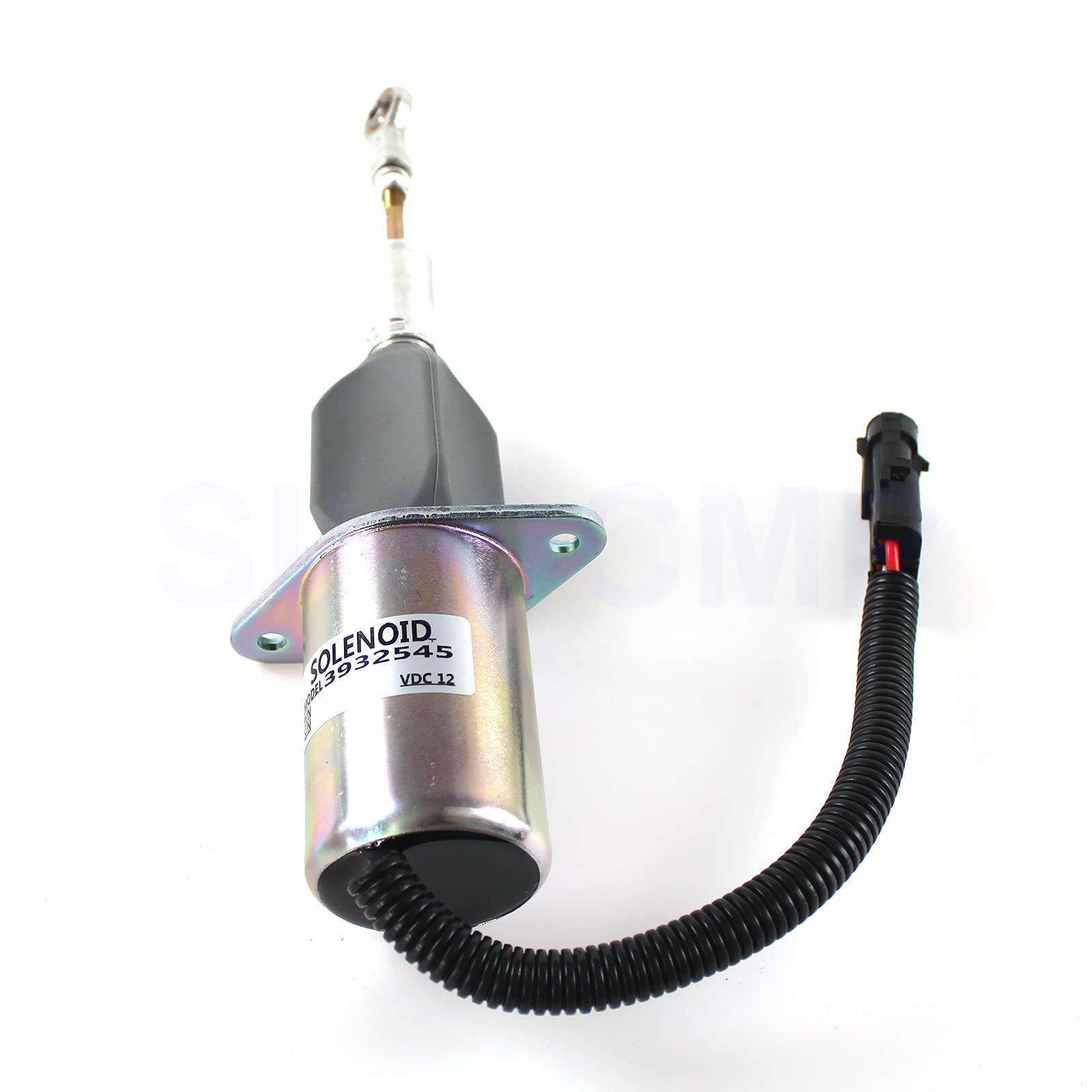 3932545 SA-4639-12 Solenoide 12V- SINOCMP Solenoide de apagado para motor Cummins 6B 5.9L, 3 meses de garantía