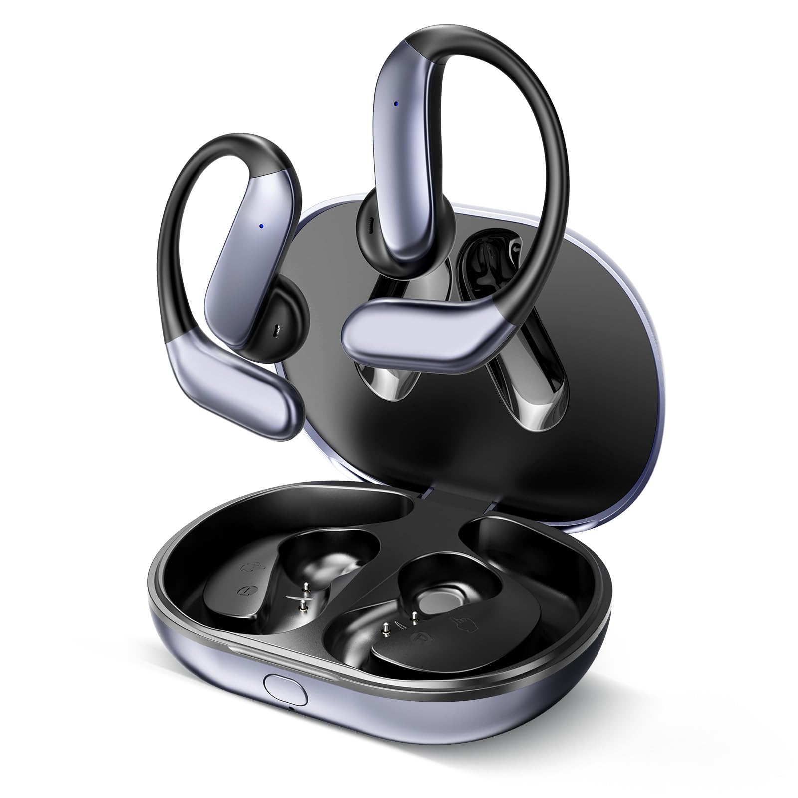 JIJ AI Translation Earbuds 170 Languages 0 45s Instant Real-Time Translator Smart AI Headphones with Meeting Notes Transcription