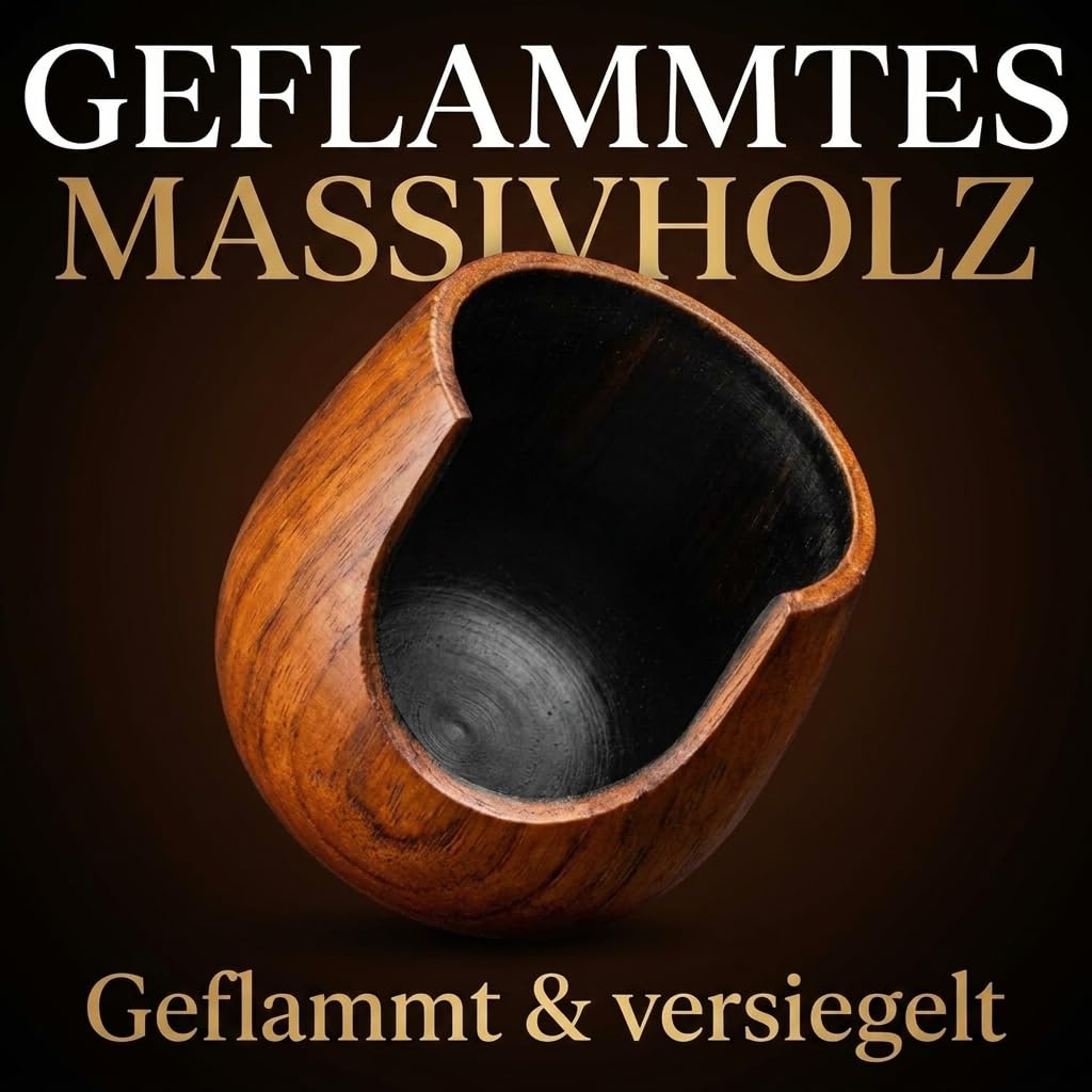 Whisky Gläser Set 2er aus Holz – Bruchfeste Holzbecher Whiskey Gläser – auch als Rum Gläser, Tumbler Glas & Cocktail Gläser geeignet – Ideal als Whisky Geschenkset, Geschenk für Papa & Männergeschenke