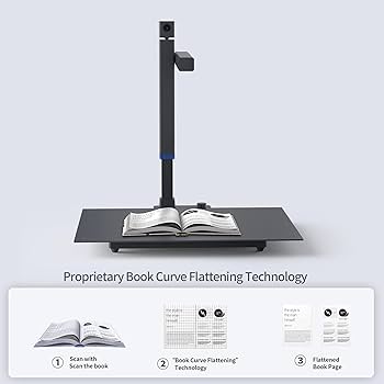 リナページ Amazon.com: CZUR Shine Ultra Pro 24MP Document Scanner, USB